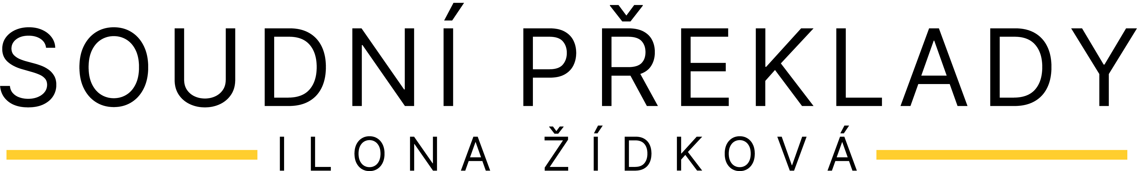 Ilona Žídková - Soudní překlady
